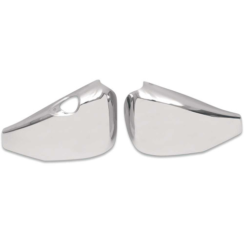 DRAG SPECIALTIES 0520-0404 Drag Specialties Side Cover - Right - Chrome