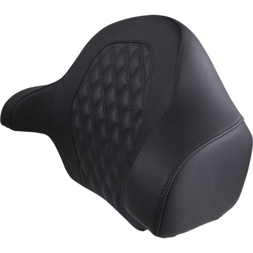 SADDLEMEN 8140715000 Saddlemen Tour-Pak Backrest Pad - Roadsofa - Lattice Stitched Seat - Black - Fl '14-'23 814-07-15000