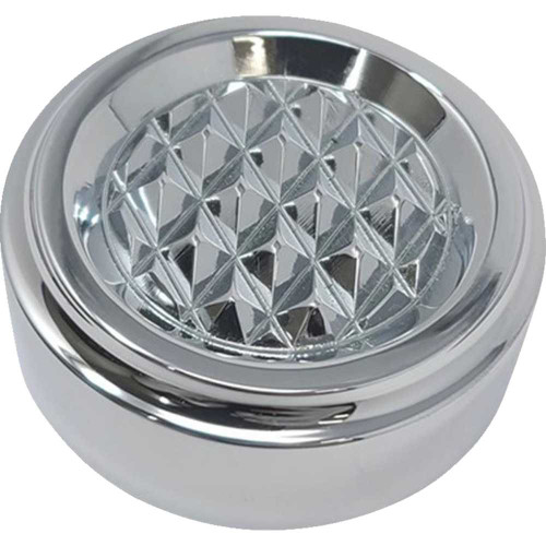 COVINGTONS C3086C Covingtons Dipstick Cover - Diamondback - Chrome - Touring/Trike C3086-C