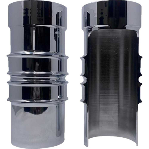 COVINGTONS C1816C Covingtons Fork Leg Bells - Chrome - Fat - Ripper C1816-C