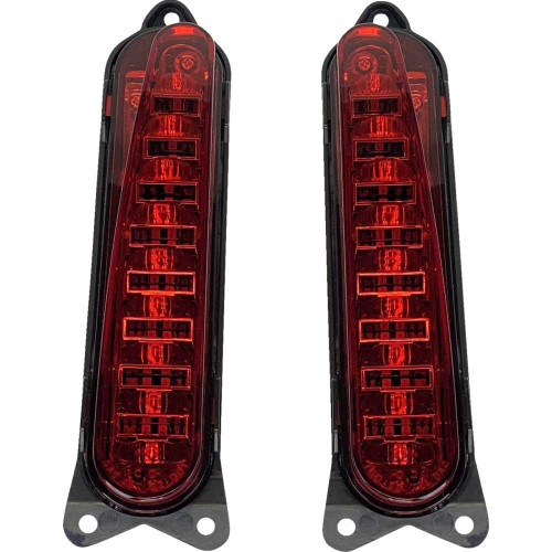 CUSTOM DYNAMICS PB13CVOR Custom Dynamics Led Taillight - Run/Brake/Turn - Red Pb-13-Cvo-R