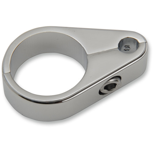 Drag Specialties Cable Clamp - Single Throttle - Die-Cast - 1" Frame