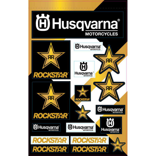 D'COR VISUALS 4070101 D'Cor Visuals Decal Sheet - Husqvarna Racing 40-70-101