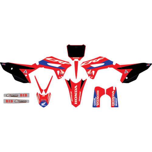 D'Cor Visuals Graphic Kit - Hrc Honda 20-10-631
