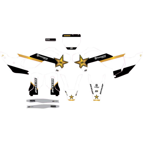 D'COR VISUALS 2070404 D'Cor Visuals Graphic Kit - Husqvarna 20-70-404