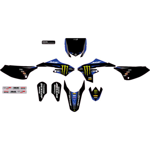 D'COR VISUALS 2050074 D'Cor Visuals Graphic Kit - Monster Energy - Star 20-50-074