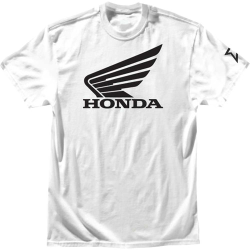 D'COR VISUALS 801155 D'Cor Visuals Honda Wing 2 T-Shirt - White - 2Xl 80-115-5