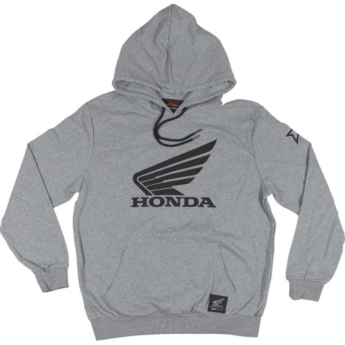D'COR VISUALS 852044 D'Cor Visuals Honda Wing Sweatshirt - Gray - Xl 85-204-4