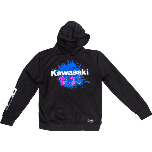 D'Cor Visuals Kawasaki Factory Sweatshirt - Black - Xl 85-213-4