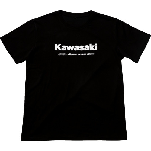 D'Cor Visuals Kawasaki Racing T-Shirt - Black - Xl 80-119-4 D'Cor Visuals Kawasaki Racing T-Shirt - Black - Xl 80-119-4