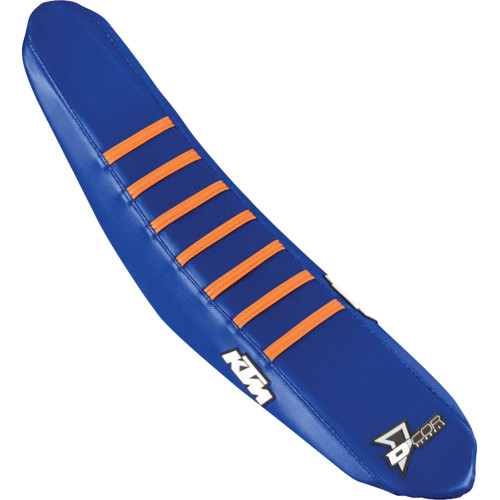 D'Cor Visuals Seat Cover - Navy/Orange - Sxf '23-'24 30-30-315 D'Cor Visuals Seat Cover - Navy/Orange - Sxf '23-'24 30-30-315