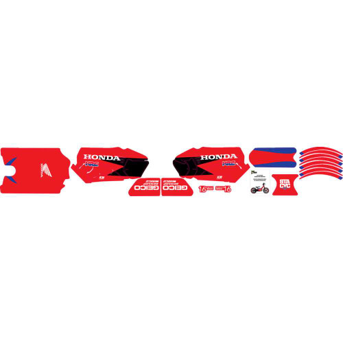 D'COR VISUALS 1080204B D'Cor Visuals Stacyc Stability Cycle Graphic Kit - 16" - Brushless - Hrc 10-80-204B