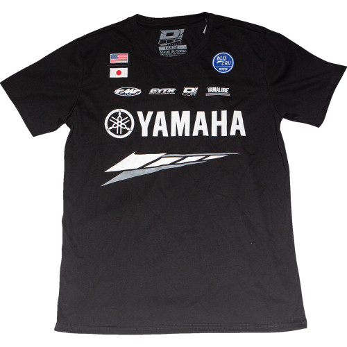 D'Cor Visuals Yamaha Factory T-Shirt - Black - Large 80-126-3