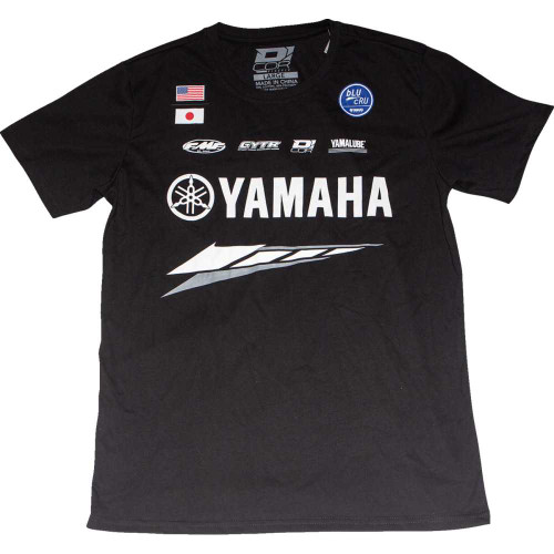 D'COR VISUALS 801264 D'Cor Visuals Yamaha Factory T-Shirt - Black - Xl 80-126-4