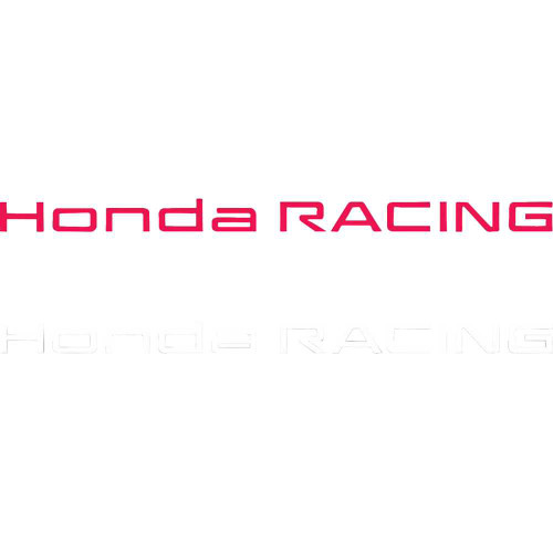 FACTORY EFFEX 2894306 Die-Cut Decal - 3' - Honda Racing Red 28-94306