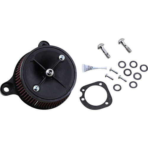 S&S CYCLE 1700100 S&S Cycle Super Stock Stealth Air Cleaner Kit - Black 170-0100