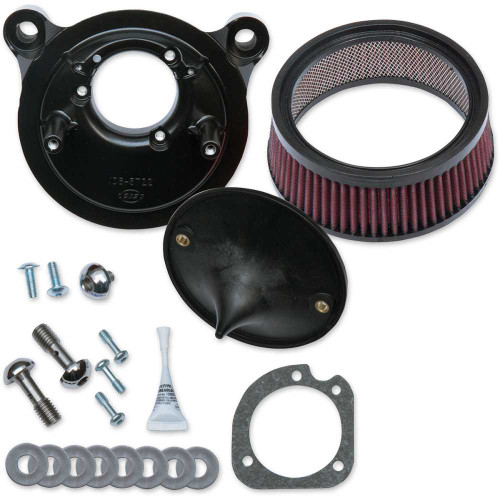 S&S CYCLE 1700300B S&S Cycle Super Stock Stealth Air Cleaner Kit - Black 170-0300B