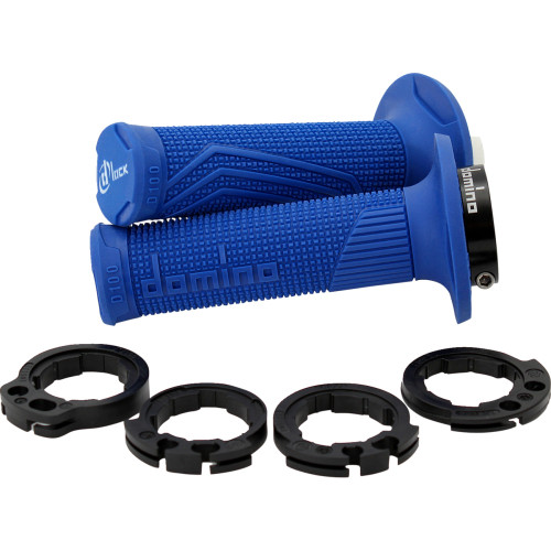 Domino D100 D-Lock Grips - Blue D10046C4800A9-0 Domino D100 D-Lock Grips - Blue D10046C4800A9-0