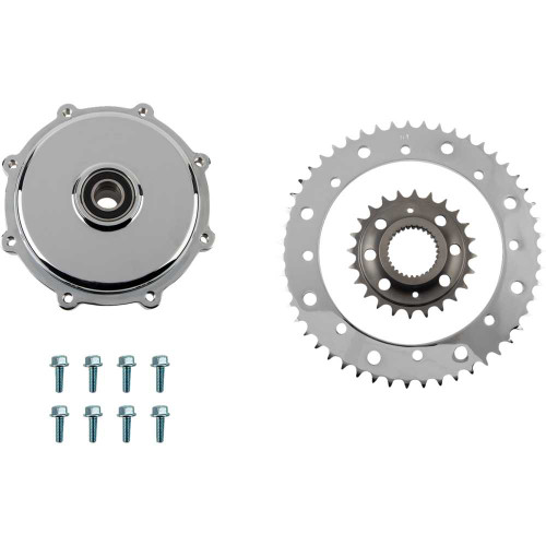 DRAG SPECIALTIES 1210-2664 Drag Specialties Conversion Sprocket Kit - Chrome - M8 Touring/Trike