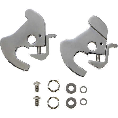 Drag Specialties Detachable Latch Kit - Chrome