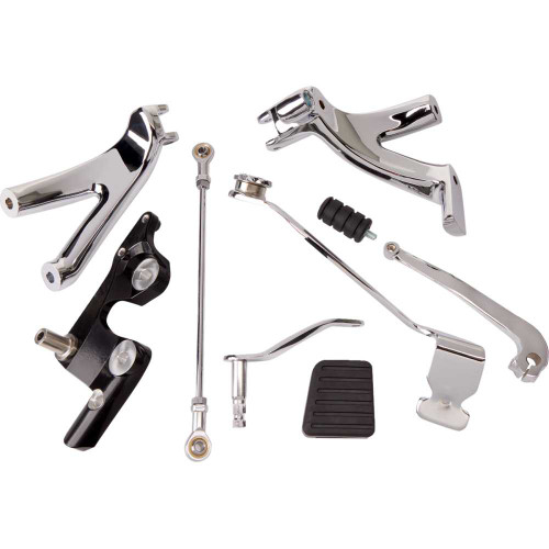 DRAG SPECIALTIES 1622-0573 Drag Specialties Forward Control Kit - Chrome - Fl/Fx