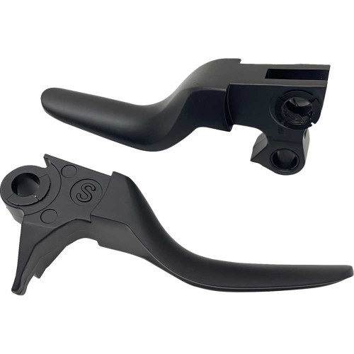 DRAG SPECIALTIES 0610-2303 Drag Specialties Lever Set - Short - Black