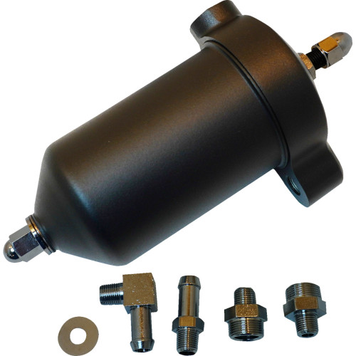 Drag Specialties Oil Filter Assembly - Black