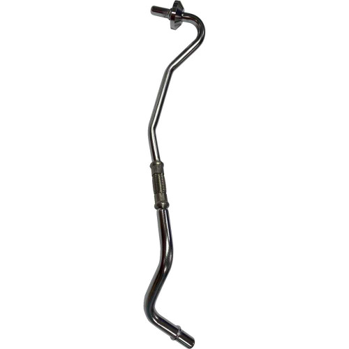 DRAG SPECIALTIES 0711-0242 Drag Specialties Oil Line - Return - Chrome - Softail