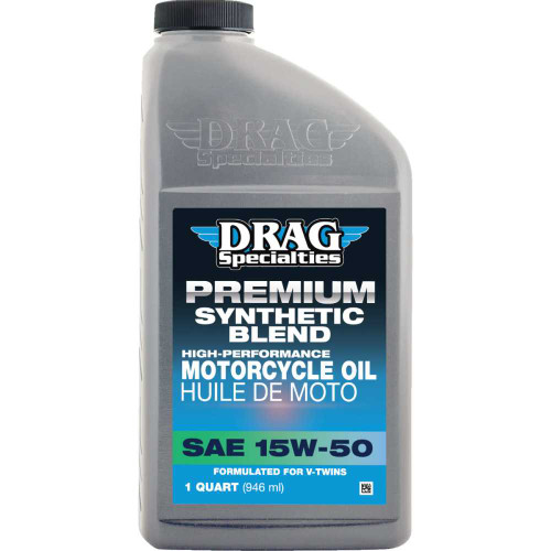 DRAG SPECIALTIES OIL 3601-0871 Drag Specialties Oil Motorcycle Oil - 15W-50 - 1 U.S. Quart