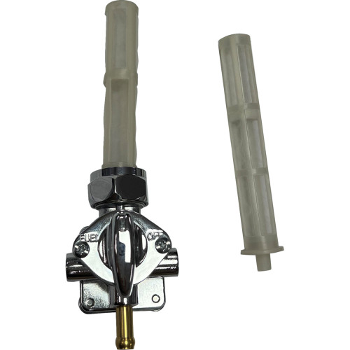 Drag Specialties Petcock - Vacuum - Downward Outlet - Chrome