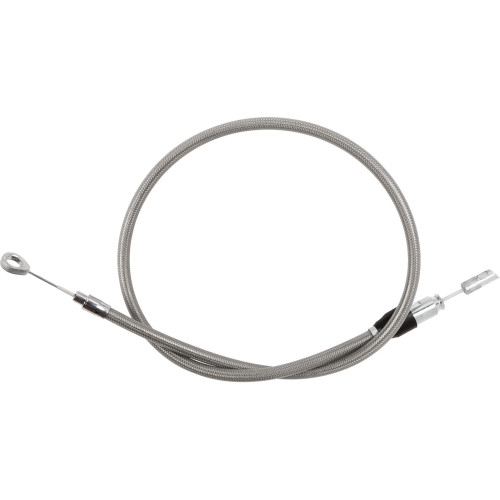 Drag Specialties Quick Connect Clutch Cable - Upper - 38" - Stainless Steel