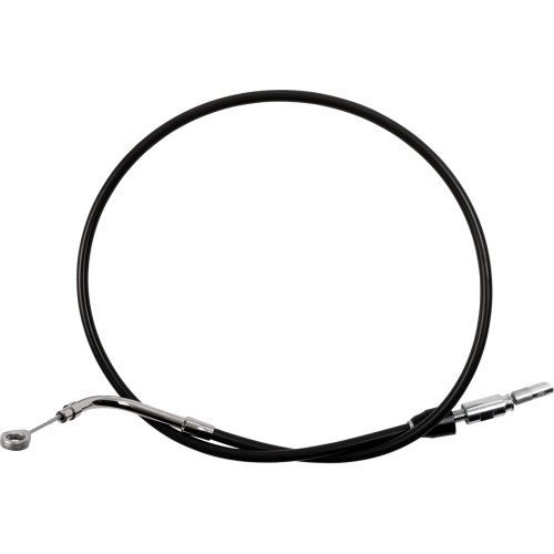 Drag Specialties Quick Connect Clutch Cable - Upper - 43" - Black/Chrome