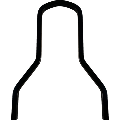 Drag Specialties Square Sissy Bar - Black - 10.14" H X 8.75" W