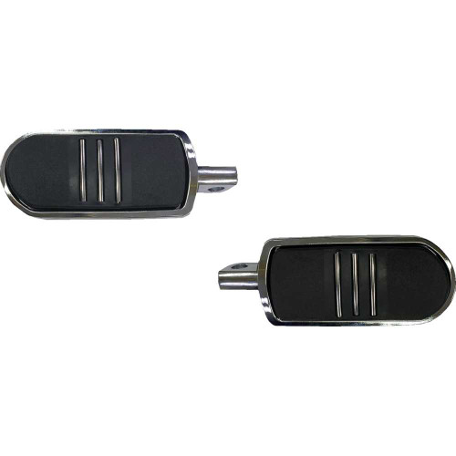 DRAG SPECIALTIES 1620-2479 Drag Specialties Sweeper Foot Pegs - Chrome - Fx