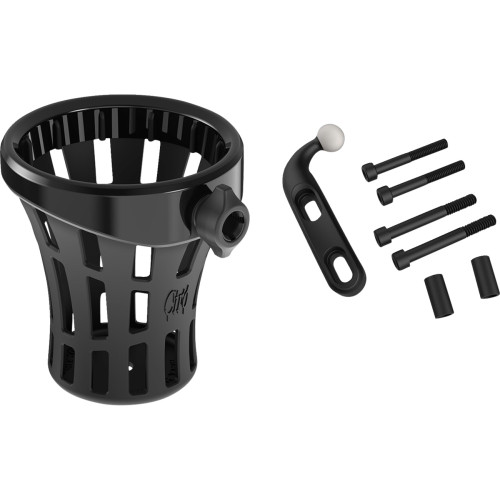 Drink Holder - Gen 2 - Big Ass - Black - Black Perch Mount 55911