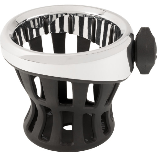 Drink Holder - Gen 2 - Chrome - Chrome 1-1/8"/1-1/4" Handlebar Mount 55414 Drink Holder - Gen 2 - Chrome - Chrome 1-1/8"/1-1/4" Handlebar Mount 55414