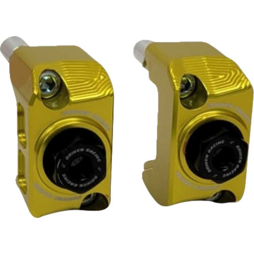 DRIVEN RACING DRCAX205GD Driven Racing Captive Axle Block - Gold - Zx4 Drcax-205Gd
