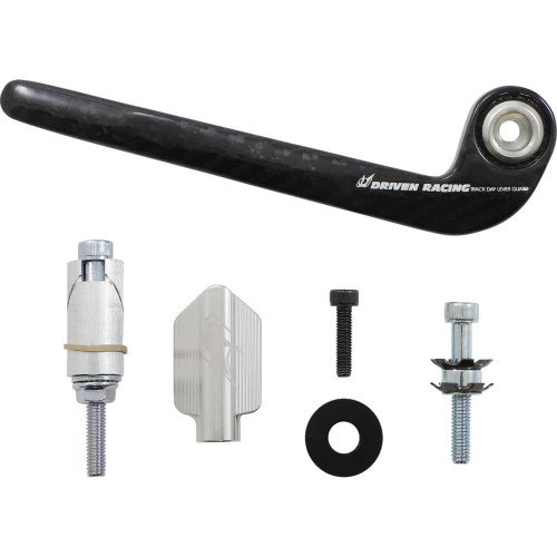 DRIVEN RACING DCTDLG2SL Driven Racing Lever Guard - Carbon Fiber - Clutch - Silver Dctdlg-2-Sl