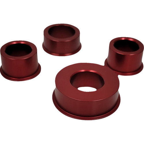 Driven Racing Wheel Spacer - Captive - Red - Yamaha Dcws-034