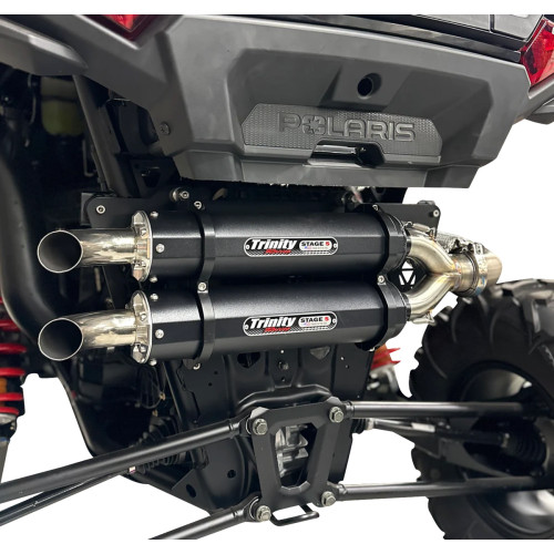 Dual Slip-On Mufflers - Cerakote Black Tr-4186S-C2 Dual Slip-On Mufflers - Cerakote Black Tr-4186S-C2