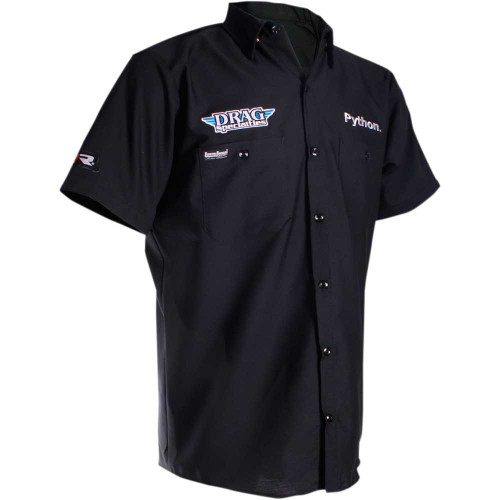 THROTTLE THREADS DRG26S24BK3R Throttle Threads Drag Specialties Shop Shirt - Black - 3Xl Drg26S24Bk3R