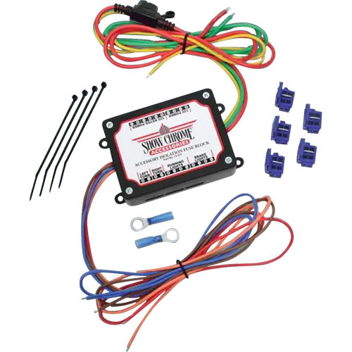 SHOW CHROME 13311 Electronic Fuse Block - Universal 13-311