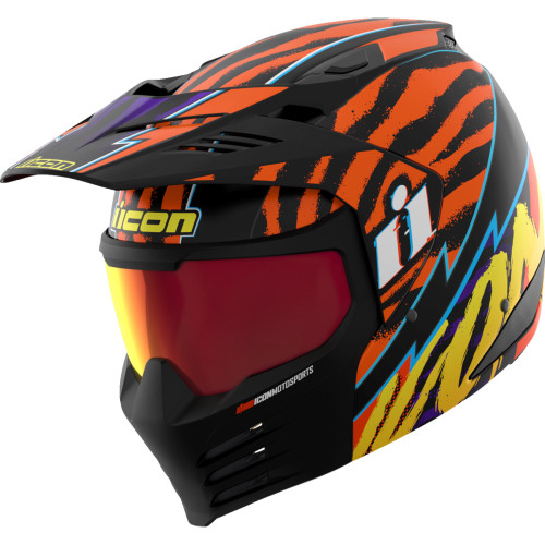 Elsinore Helmet - Rad Dawn - Orange - 3Xl