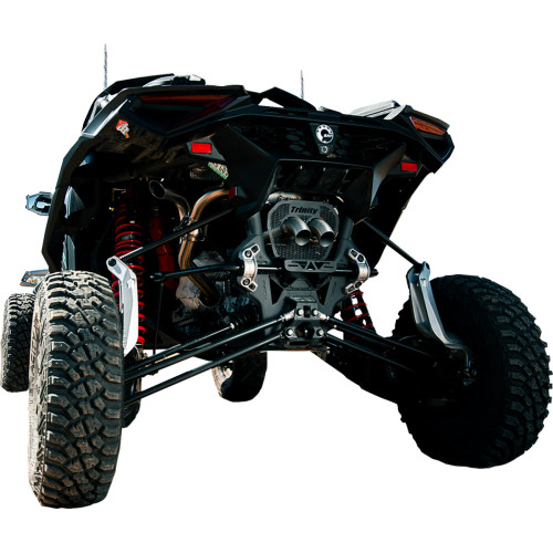 Exhaust Slip-On Mufflers - Center Exit - Maverick R Tr-4187S-Ss Exhaust Slip-On Mufflers - Center Exit - Maverick R Tr-4187S-Ss