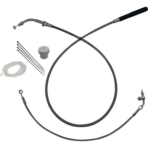 FAT BAGGERS INC. 149914 Ez Installation Kit - +4" - Fltr, Fltrse - Braided 149914