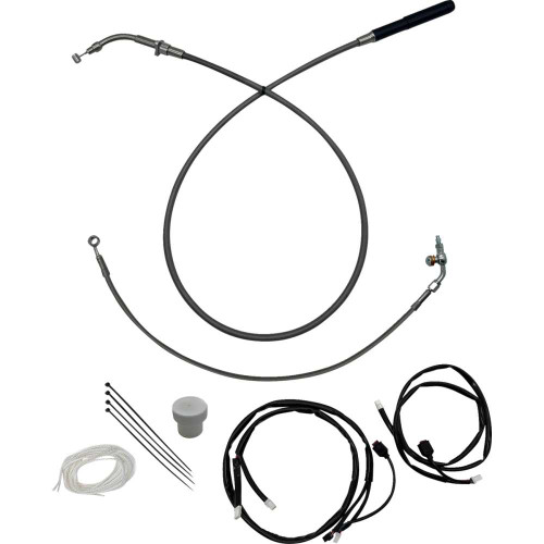 FAT BAGGERS INC. 149918 Ez Installation Kit - +8" - Fltr, Fltrse - Braided 149918