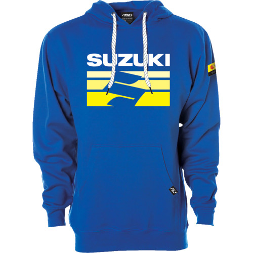 Factory Effex Suzuki Fade Pullover Hoodie - Royal - Xl 27-88406