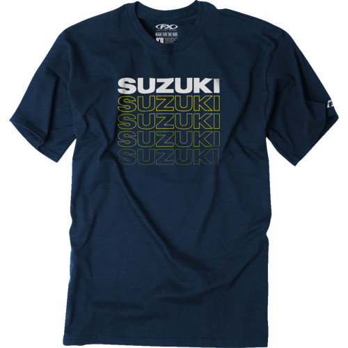 Factory Effex Suzuki Repeat T-Shirt - Heather Navy - Xl 27-87426