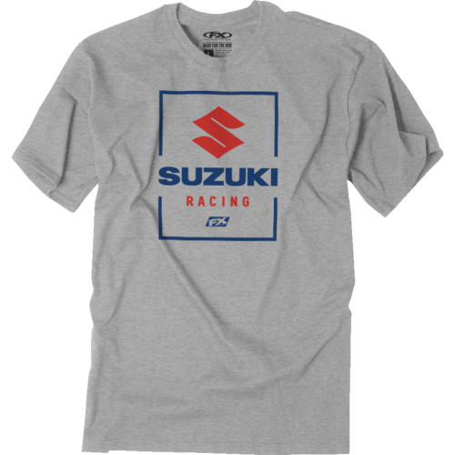 Factory Effex Suzuki Victory T-Shirt - Heather Gray - 2Xl 26-87408