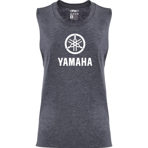 Factory Effex Women'S Yamaha Idol Muscle Tank Top - Heather Navy - Small 27-87250